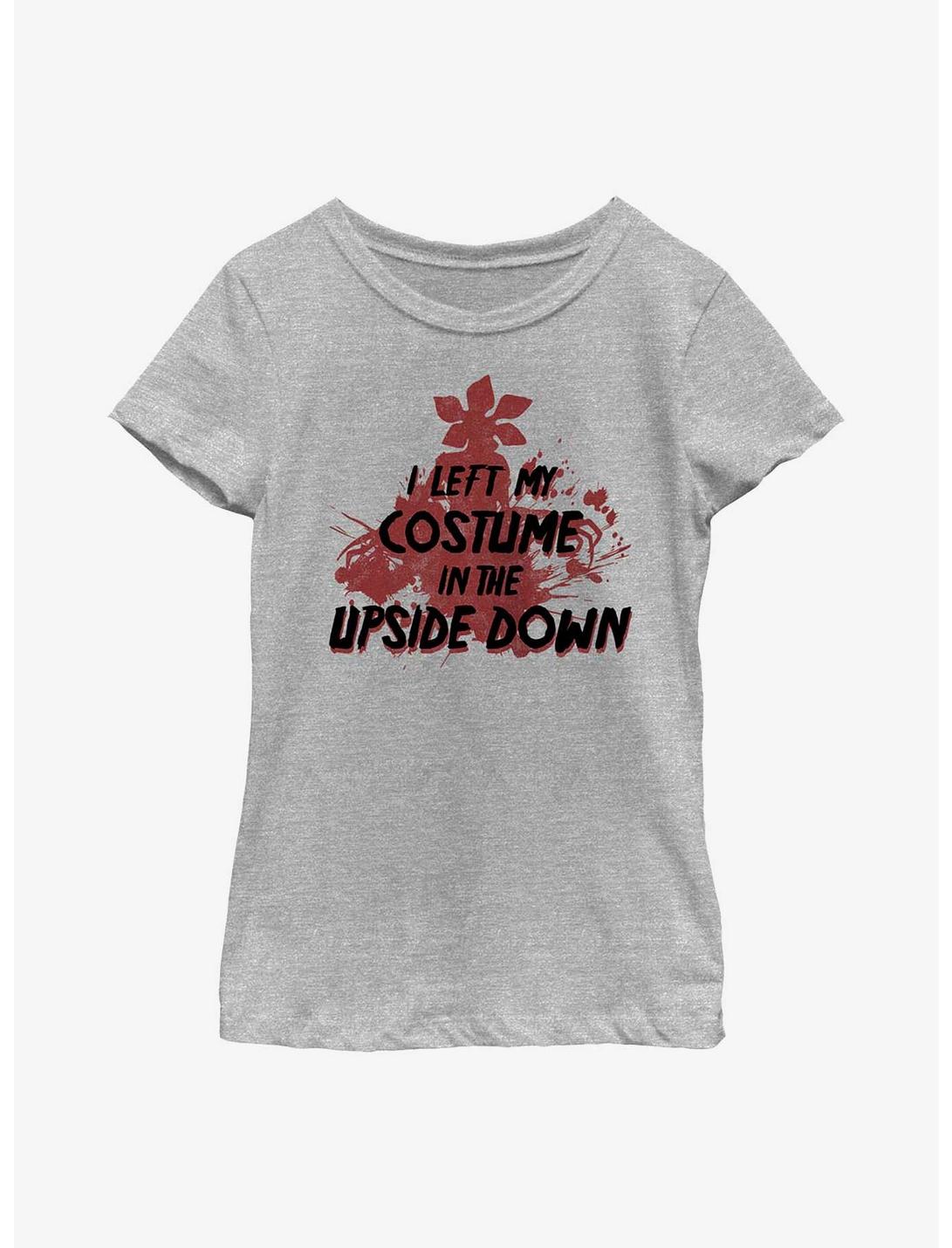 Stranger Things Upside Down Costume Youth Girls T-Shirt, ATH HTR, hi-res