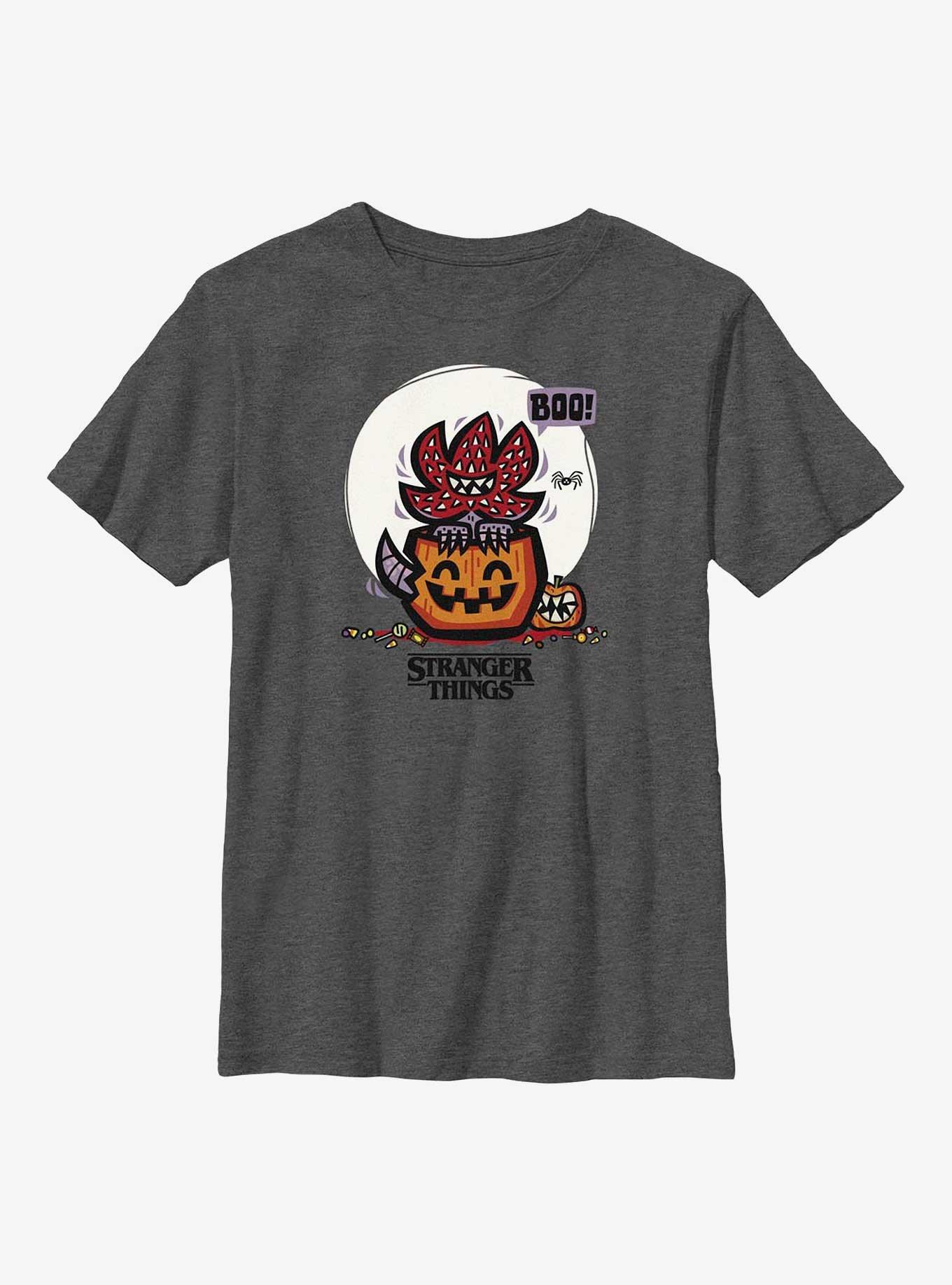 Stranger Things Demodog Jackolantern Youth T-Shirt, , hi-res