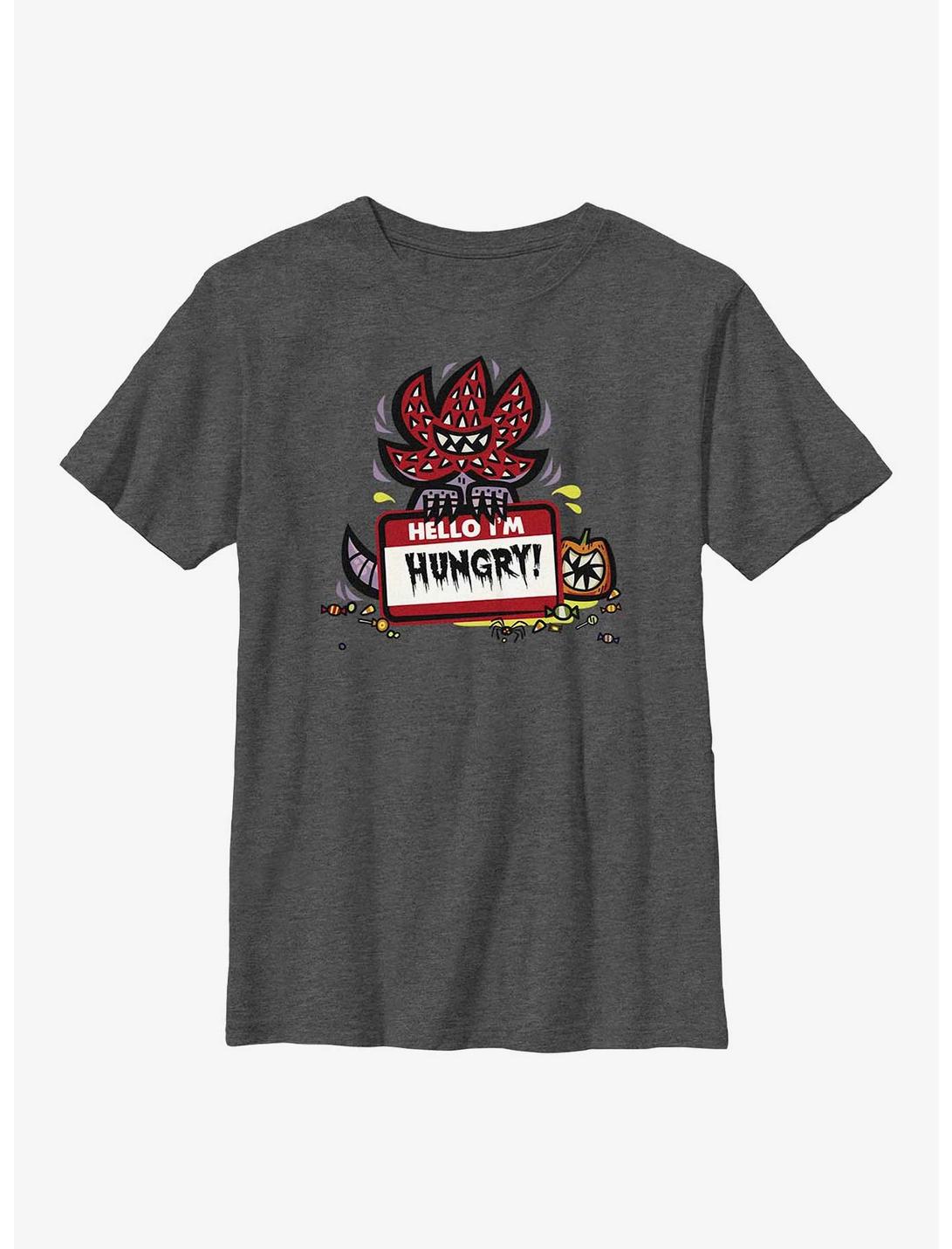 Stranger Things Hungry Youth T-Shirt, CHAR HTR, hi-res