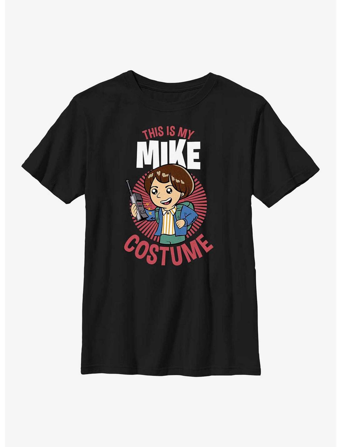 Stranger Things Mike Costume Youth T-Shirt, BLACK, hi-res