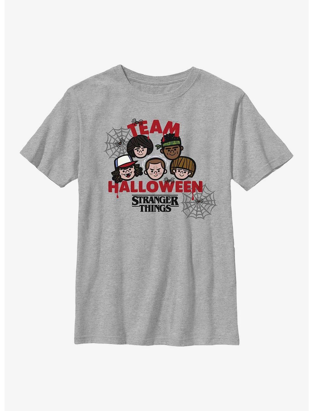 Stranger Things Team Halloween Youth T-Shirt, ATH HTR, hi-res