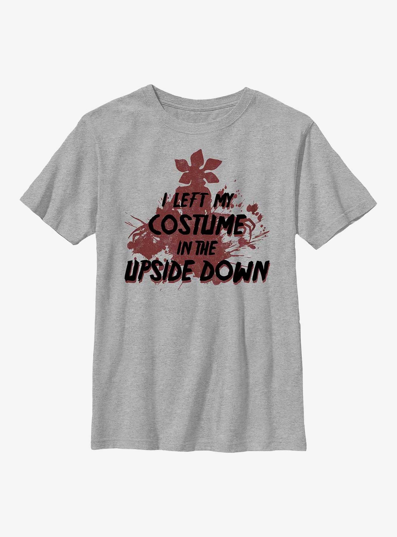 Stranger Things Upside Down Costume Youth T-Shirt, ATH HTR, hi-res