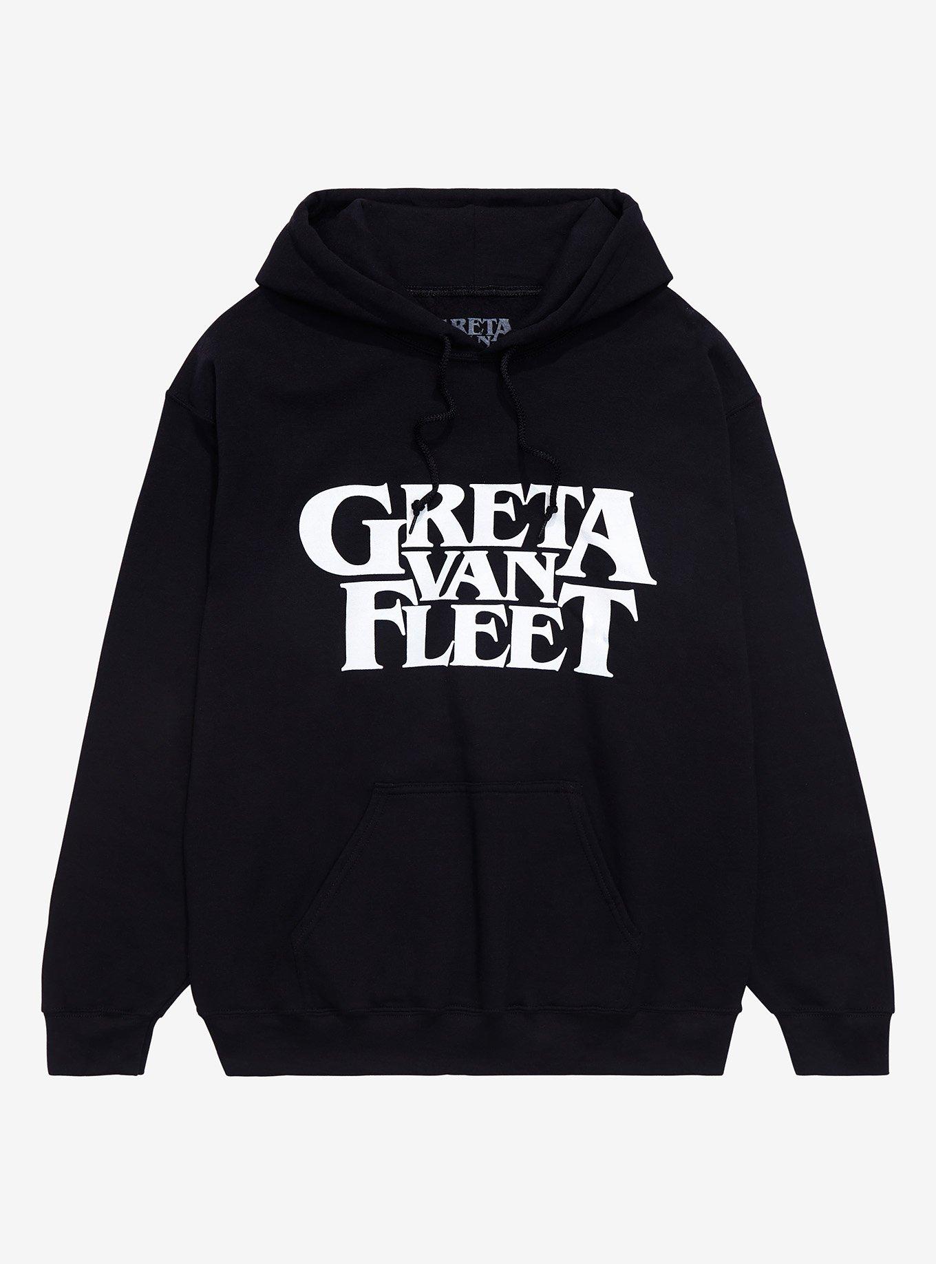 Greta Van Fleet Logo Hoodie, BLACK, hi-res
