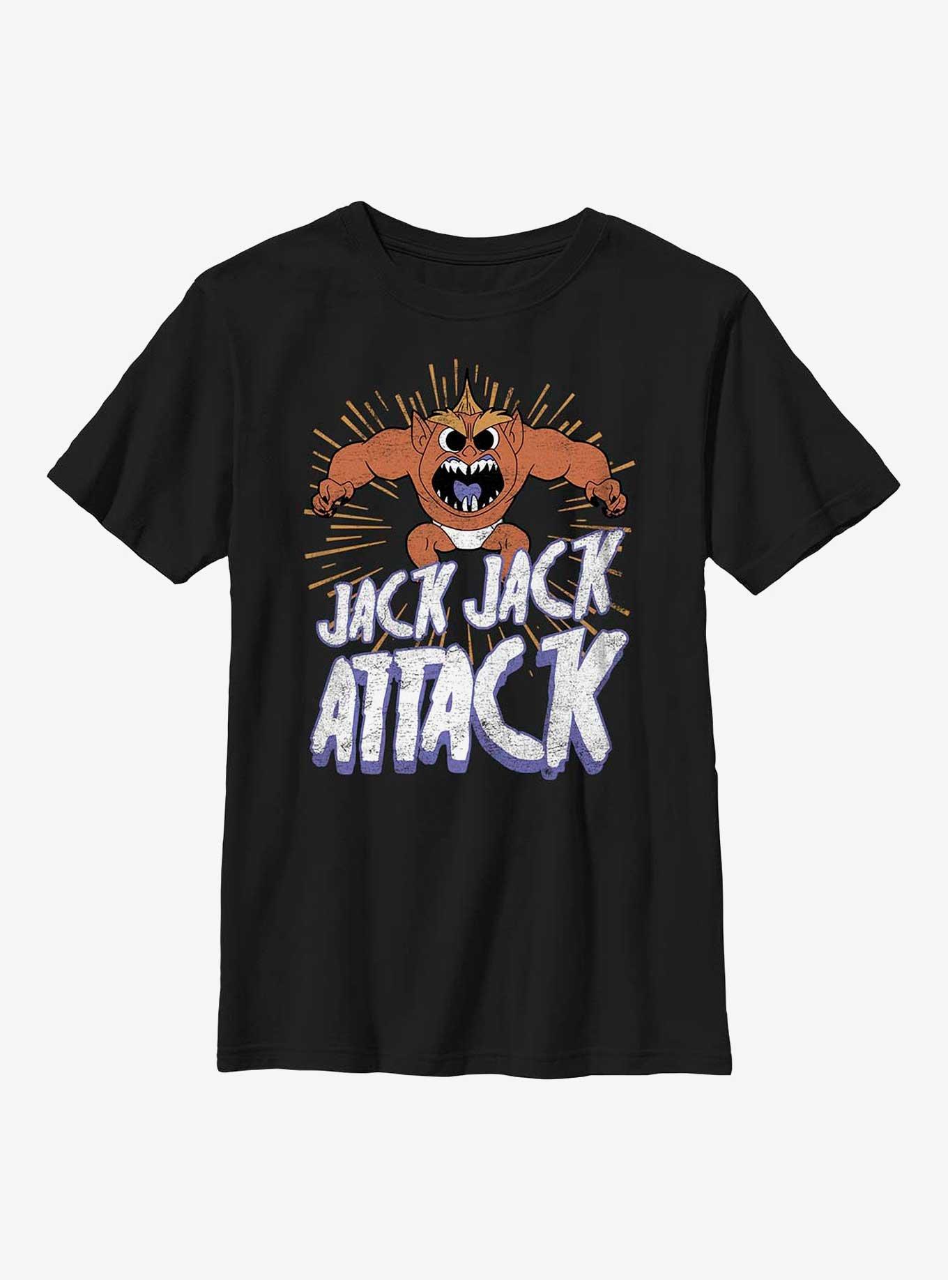Disney Pixar The Incredibles Jack Jack Horror Youth T-Shirt, BLACK, hi-res
