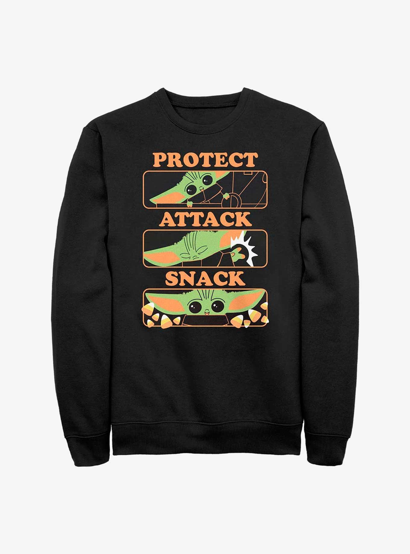 Star Wars The Mandalorian Protect And Snack Sweatshirt, , hi-res