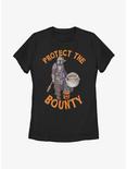 Star Wars The Mandalorian Protect The Bounty Womens T-Shirt, BLACK, hi-res