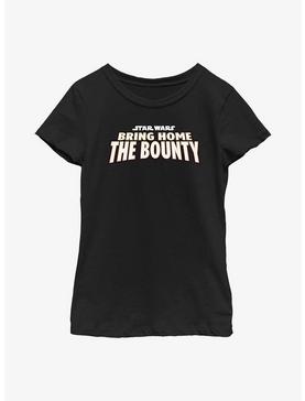 Star Wars The Mandalorian Text Logo Youth Girls T-Shirt, , hi-res