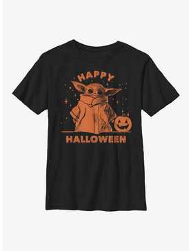 Star Wars The Mandalorian Happy Halloween Youth T-Shirt, , hi-res