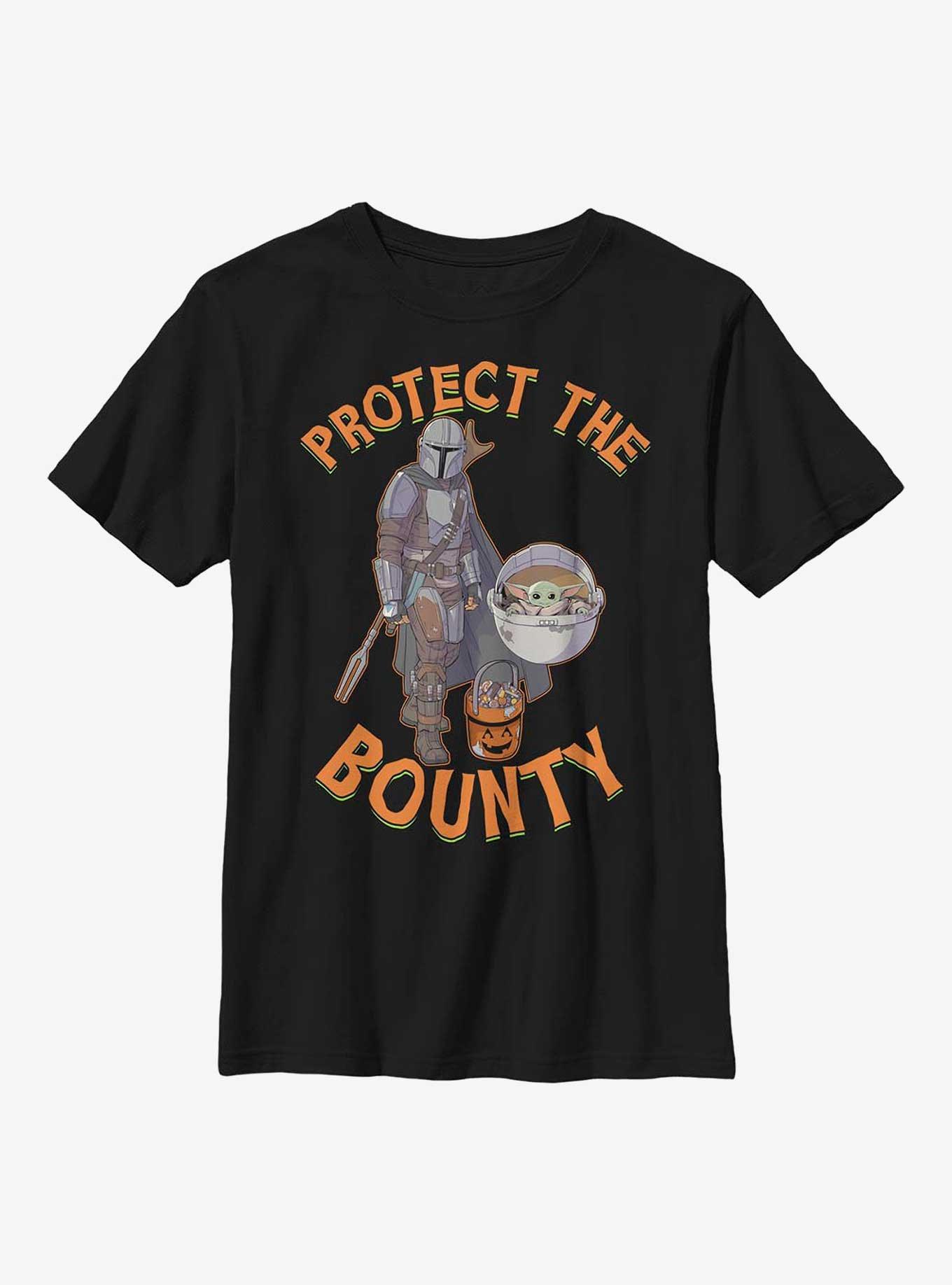 Star Wars The Mandalorian Protect The Bounty Youth T-Shirt, , hi-res