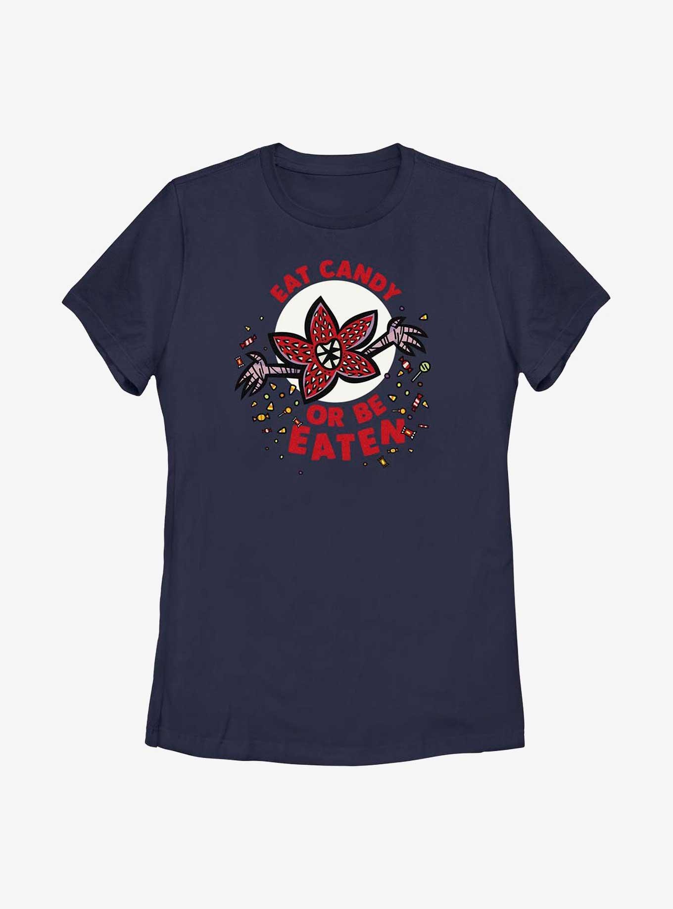 Stranger Things Eat Or Be Eaten Womens T-Shirt, , hi-res