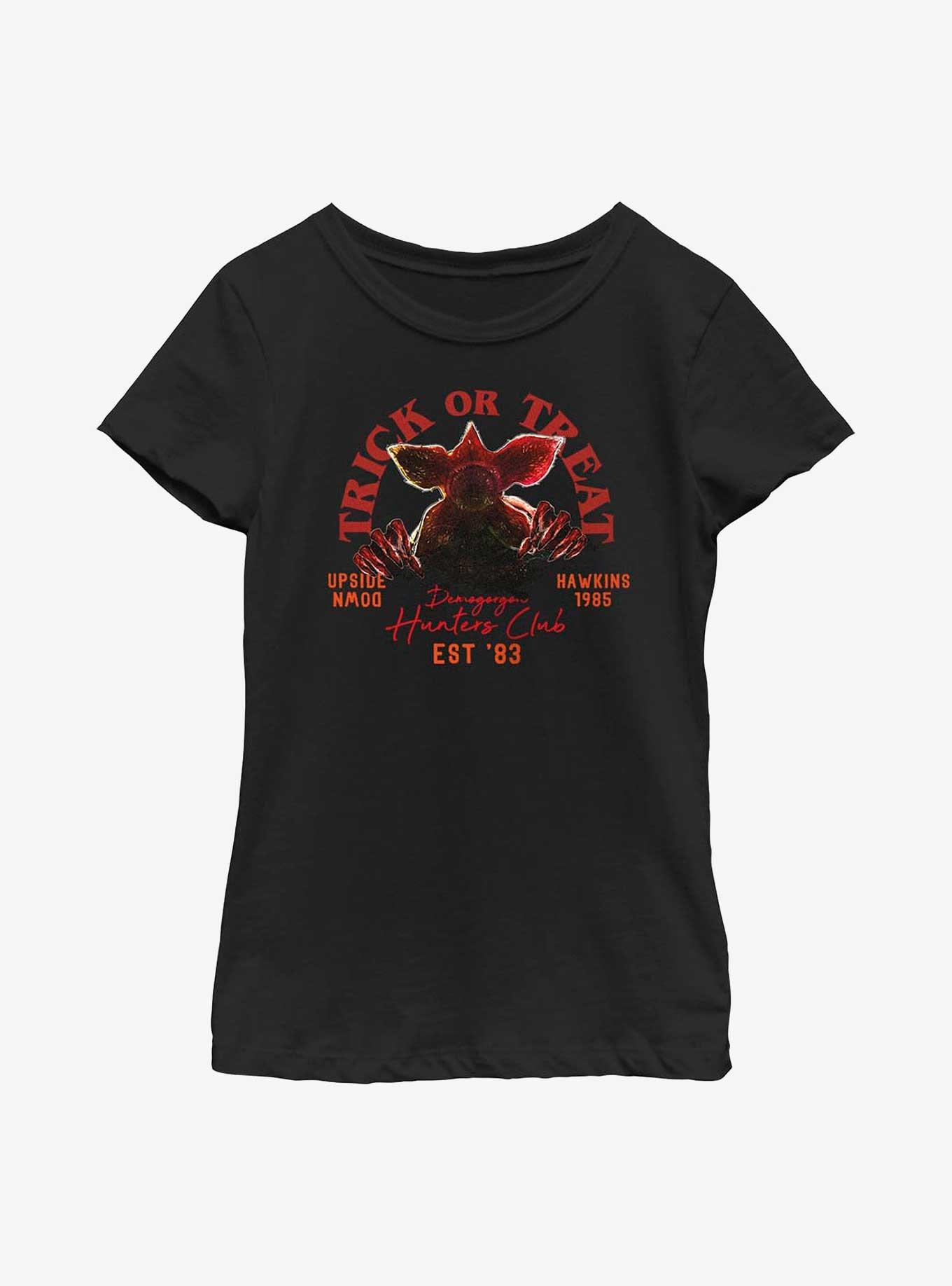 Stranger Things Trick Or Treat Hunters Youth Girls T-Shirt, , hi-res