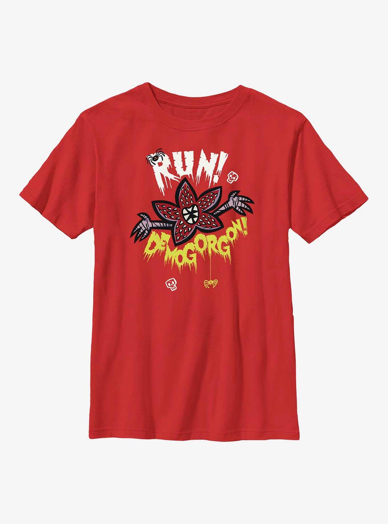 Stranger Things Run Away Youth T-Shirt, , hi-res