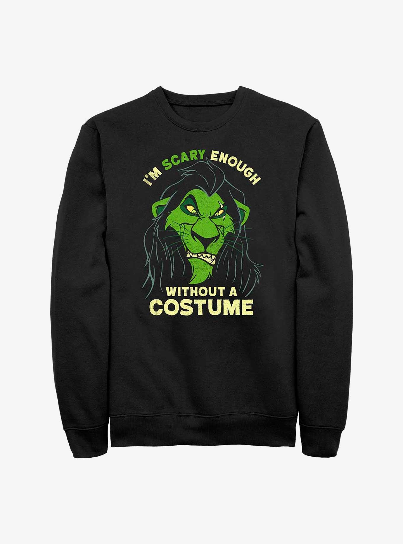 Disney The Lion King Scary Enough Scar Sweatshirt, , hi-res