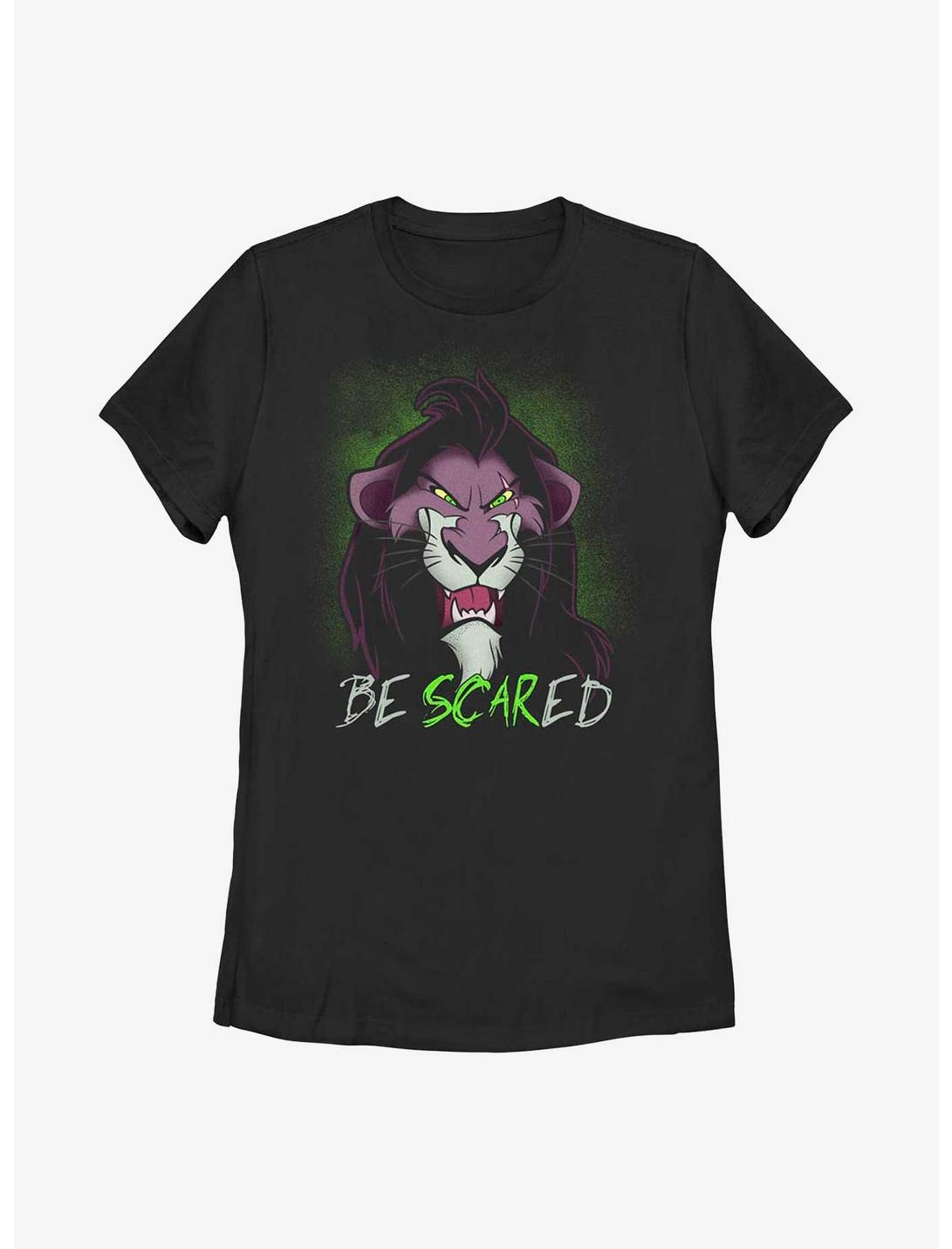 Disney The Lion King Be Scared Womens T-Shirt, BLACK, hi-res