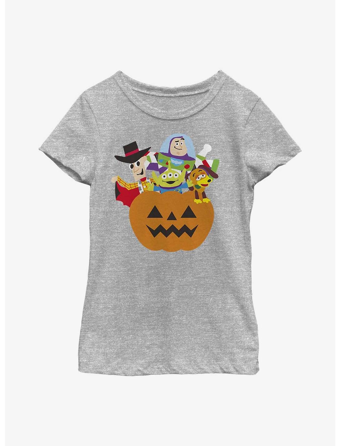 Disney Pixar Toy Story Pumpkin Surprise Youth Girls T-Shirt, ATH HTR, hi-res