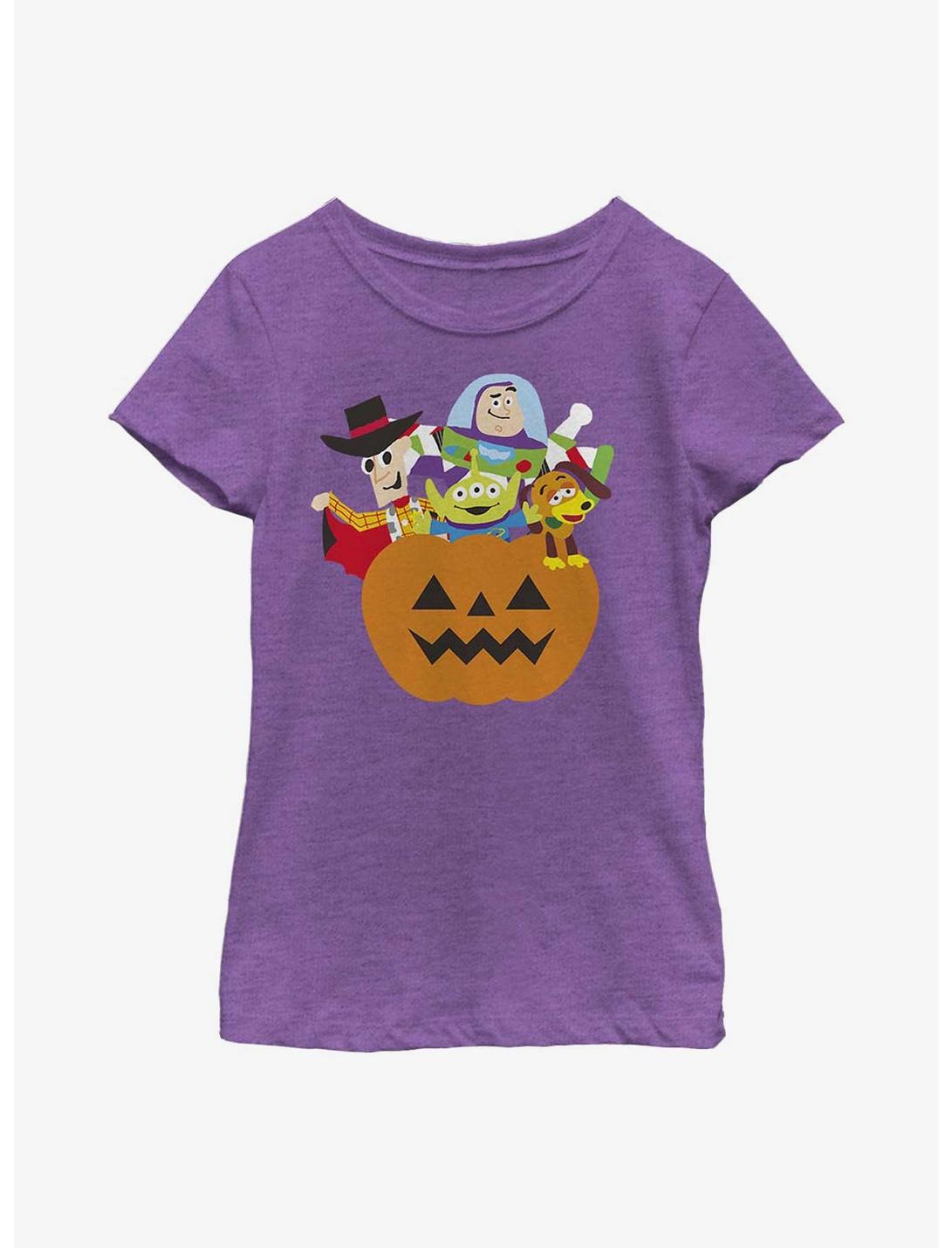 Disney Pixar Toy Story Pumpkin Surprise Youth Girls T-Shirt, PURPLE BERRY, hi-res