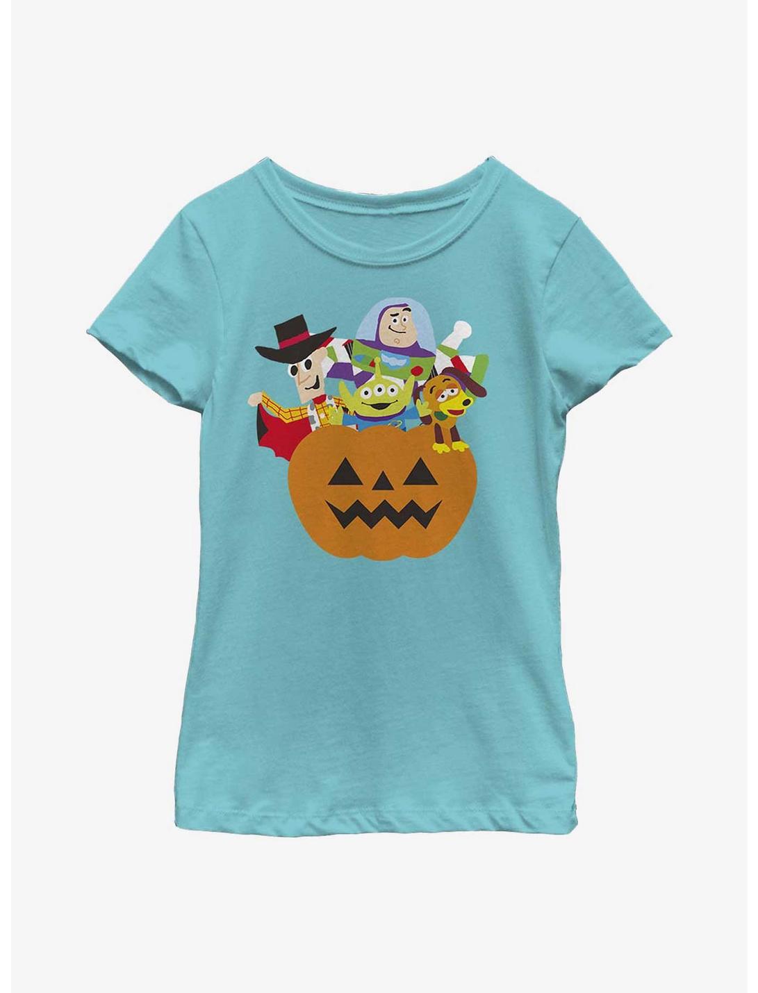 Disney Pixar Toy Story Pumpkin Surprise Youth Girls T-Shirt, TAHI BLUE, hi-res