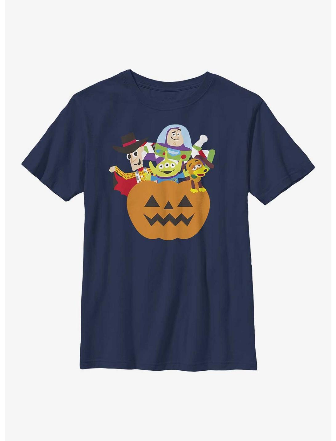 Disney Pixar Toy Story Pumpkin Surprise Youth T-Shirt, NAVY, hi-res