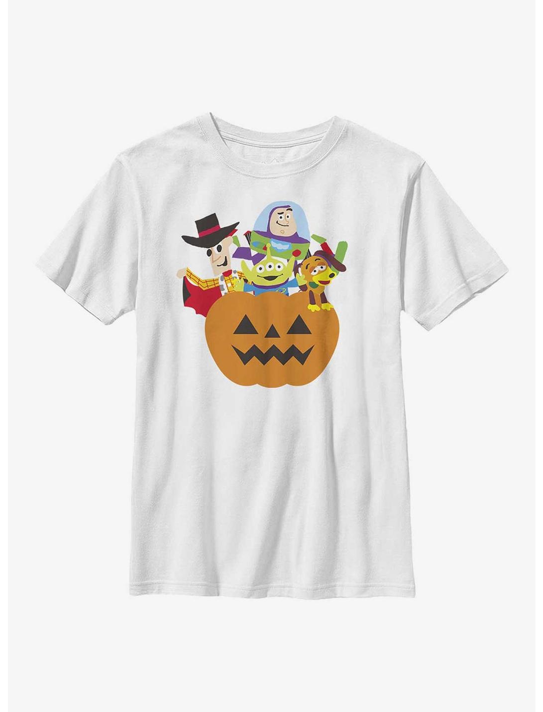 Disney Pixar Toy Story Pumpkin Surprise Youth T-Shirt, WHITE, hi-res