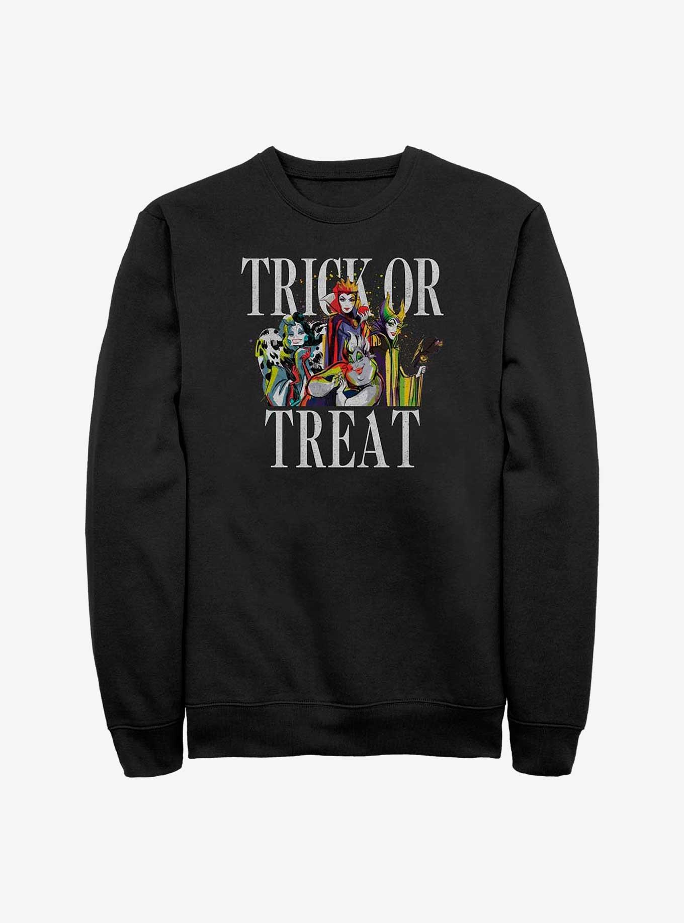 Disney Villains Trick Or Treat Sweatshirt, BLACK, hi-res