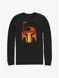 Star Wars Boba Pumpkin Long-Sleeve T-Shirt, BLACK, hi-res