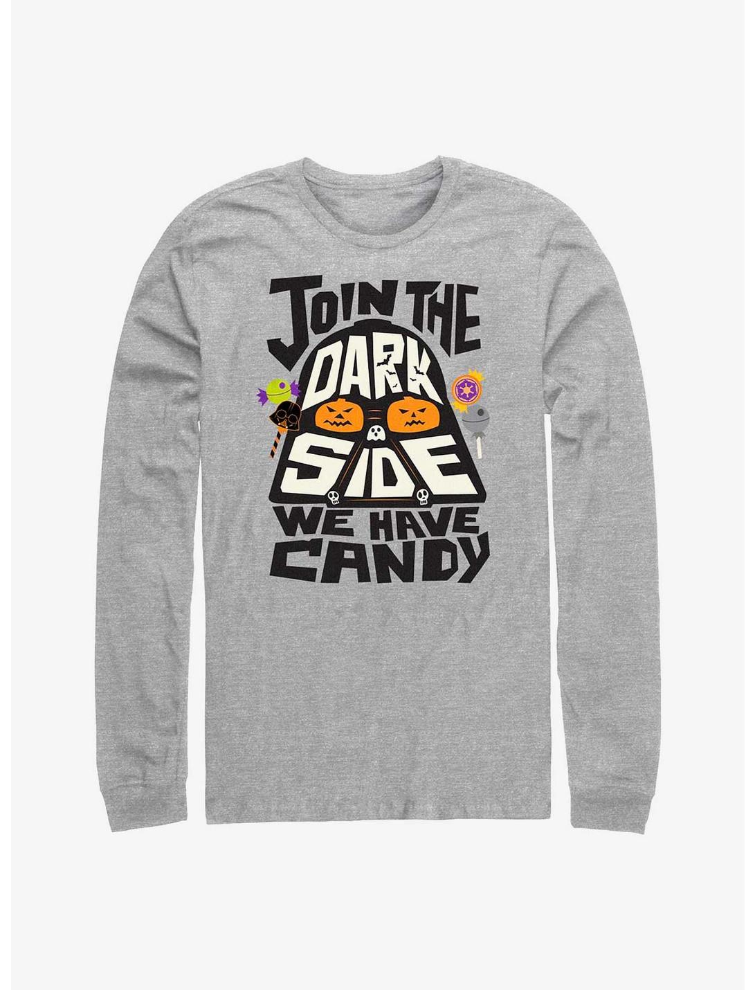 Star Wars Candy Vader Long-Sleeve T-Shirt, ATH HTR, hi-res