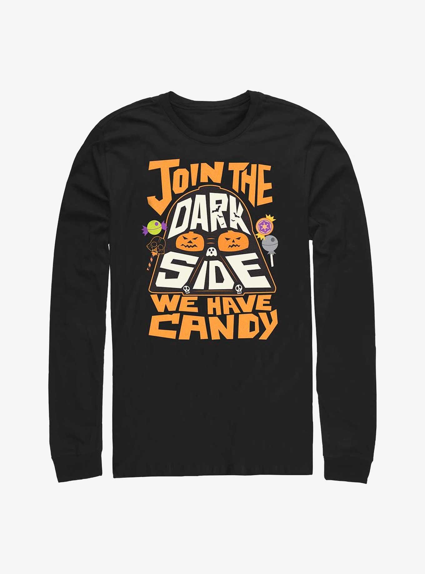 Star Wars Candy Vader Long-Sleeve T-Shirt, BLACK, hi-res