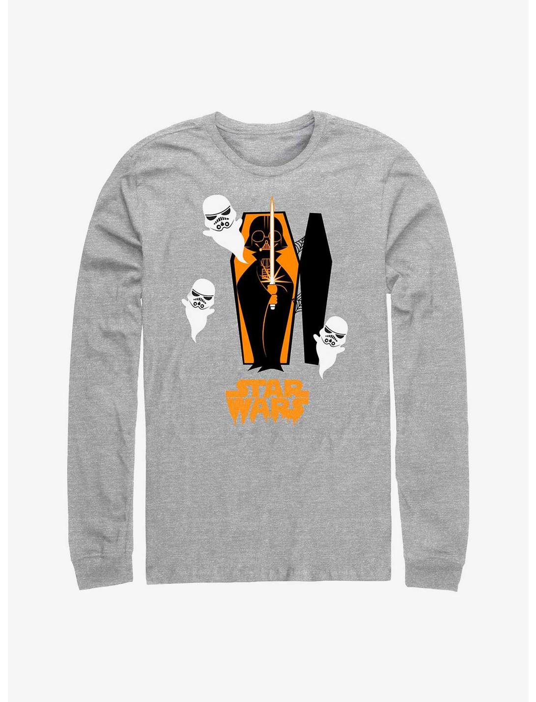 Plus Size Star Wars Coffin Spooks Long-Sleeve T-Shirt, ATH HTR, hi-res