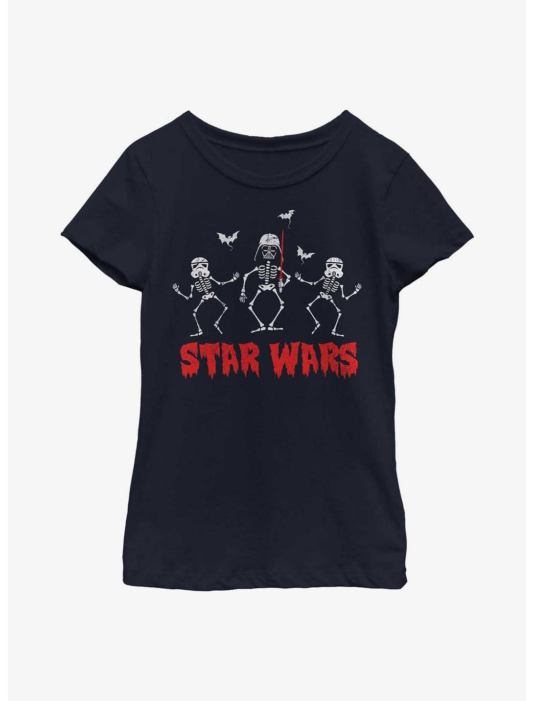 Star Wars Creep Wars Youth Girls T-Shirt, NAVY, hi-res