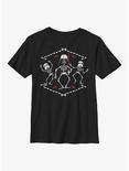 Star Wars Bones Vader Halloween Youth T-Shirt, BLACK, hi-res
