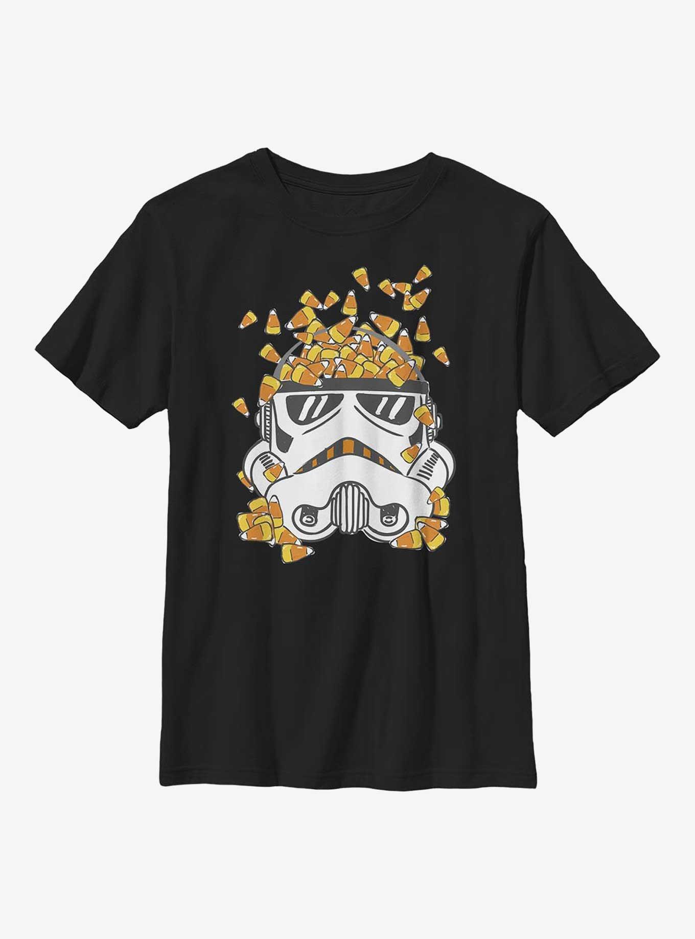 Star Wars Candy Corn Trooper Youth T-Shirt, BLACK, hi-res