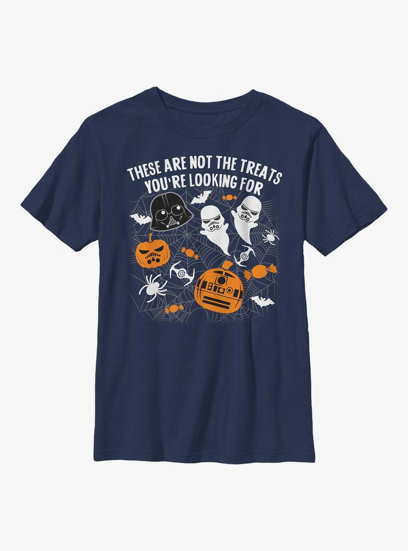 Star Wars Not The Treats Youth T-Shirt, NAVY, hi-res