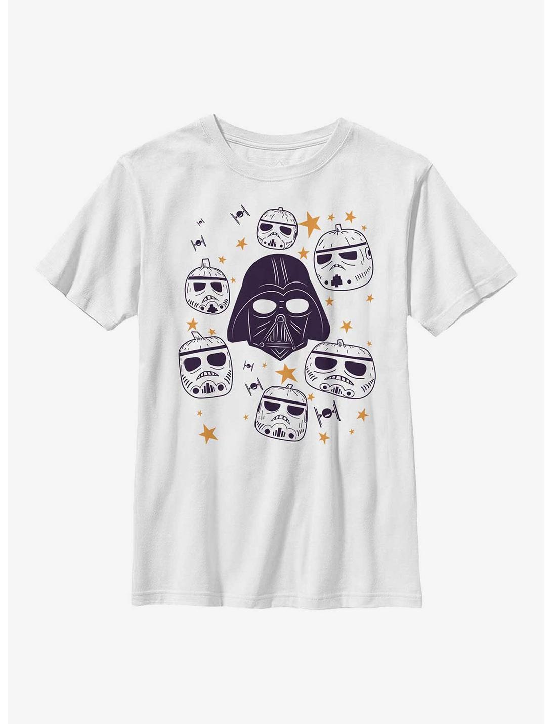 Star Wars Pumpkin Troopers Youth T-Shirt, WHITE, hi-res