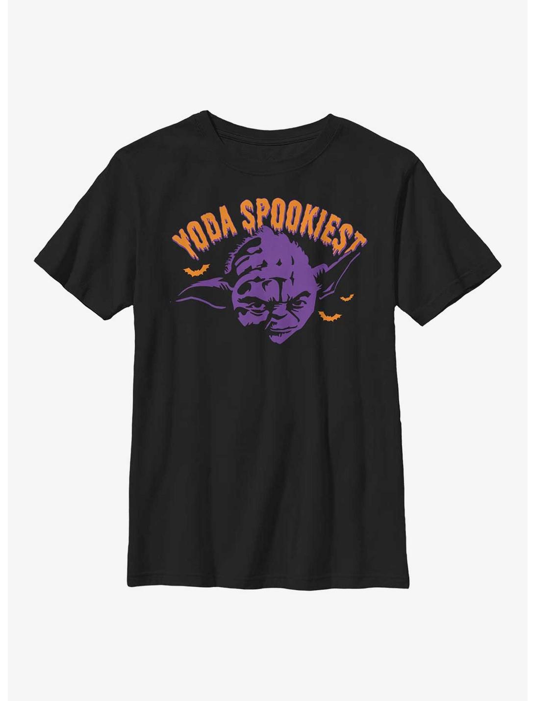 Star Wars Yoda Spooky Youth T-Shirt, BLACK, hi-res