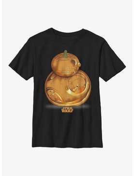 Star Wars Episode VII: The Force Awakens BB-8 Pumpkin Logo Youth T-Shirt, , hi-res