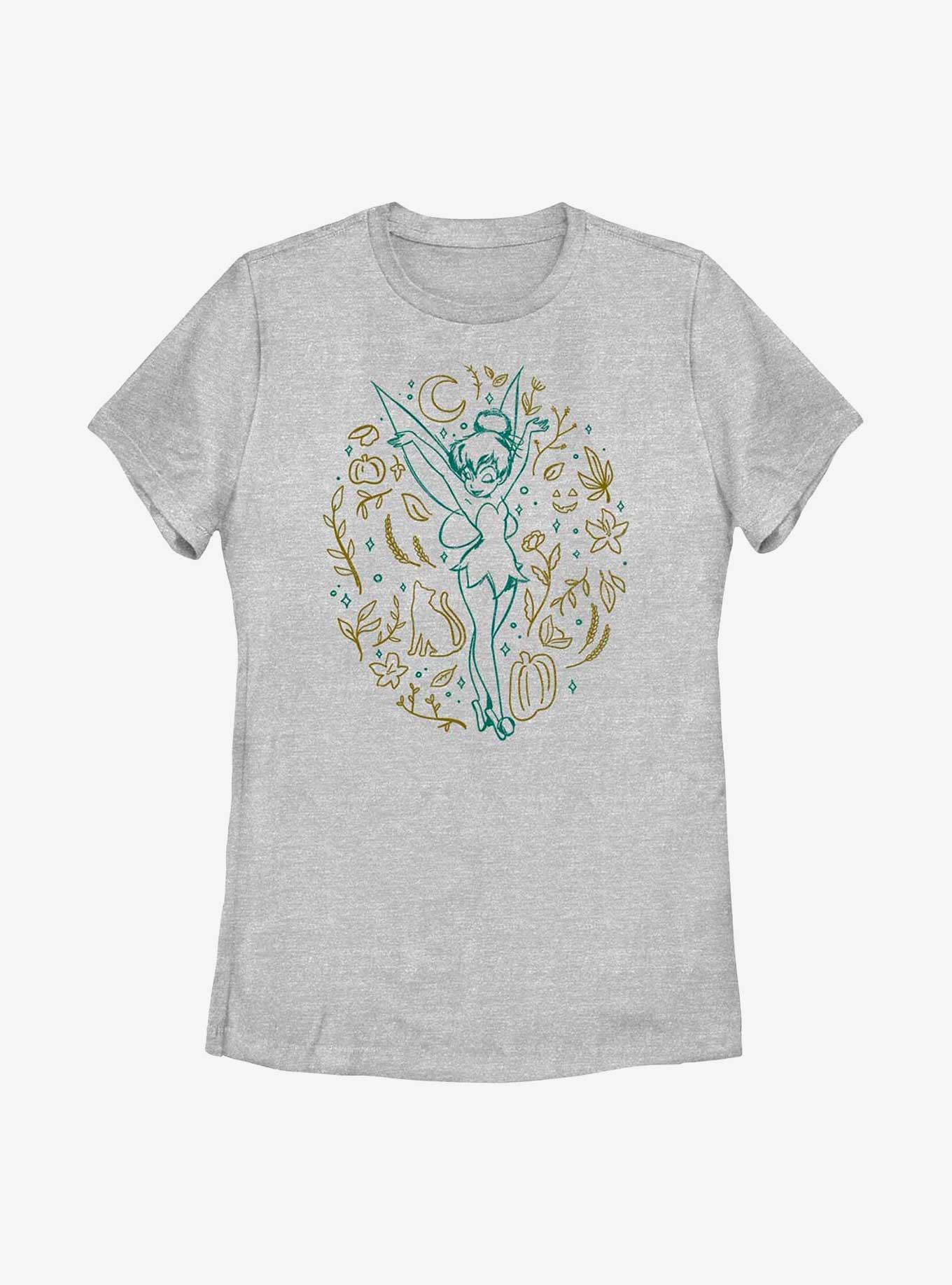 Disney Tinker Bell Spooky Vintage Womens T-Shirt, , hi-res
