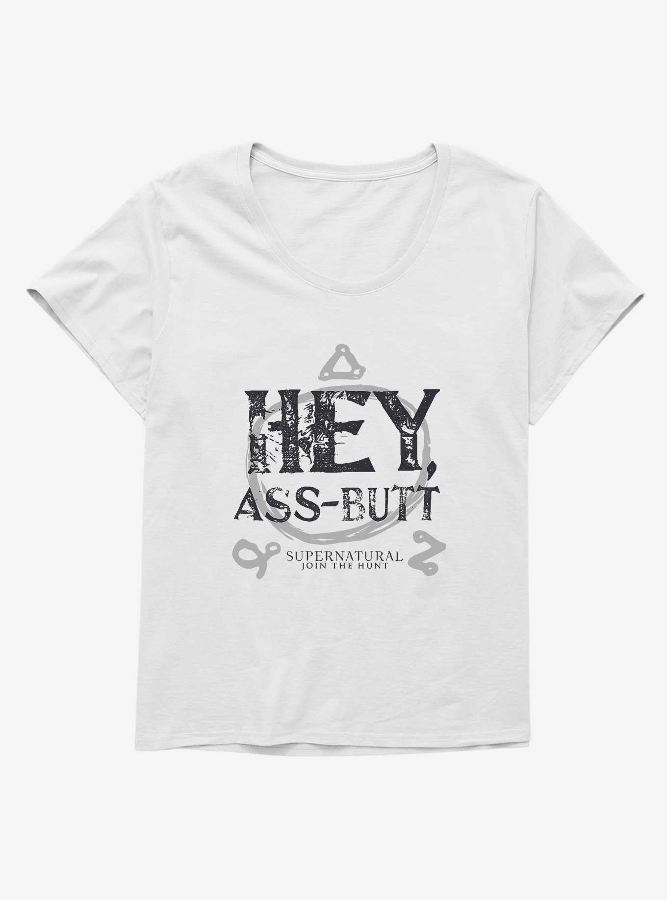 Supernatural Hey, Ass-Butt Girls T-Shirt Plus Size, , hi-res