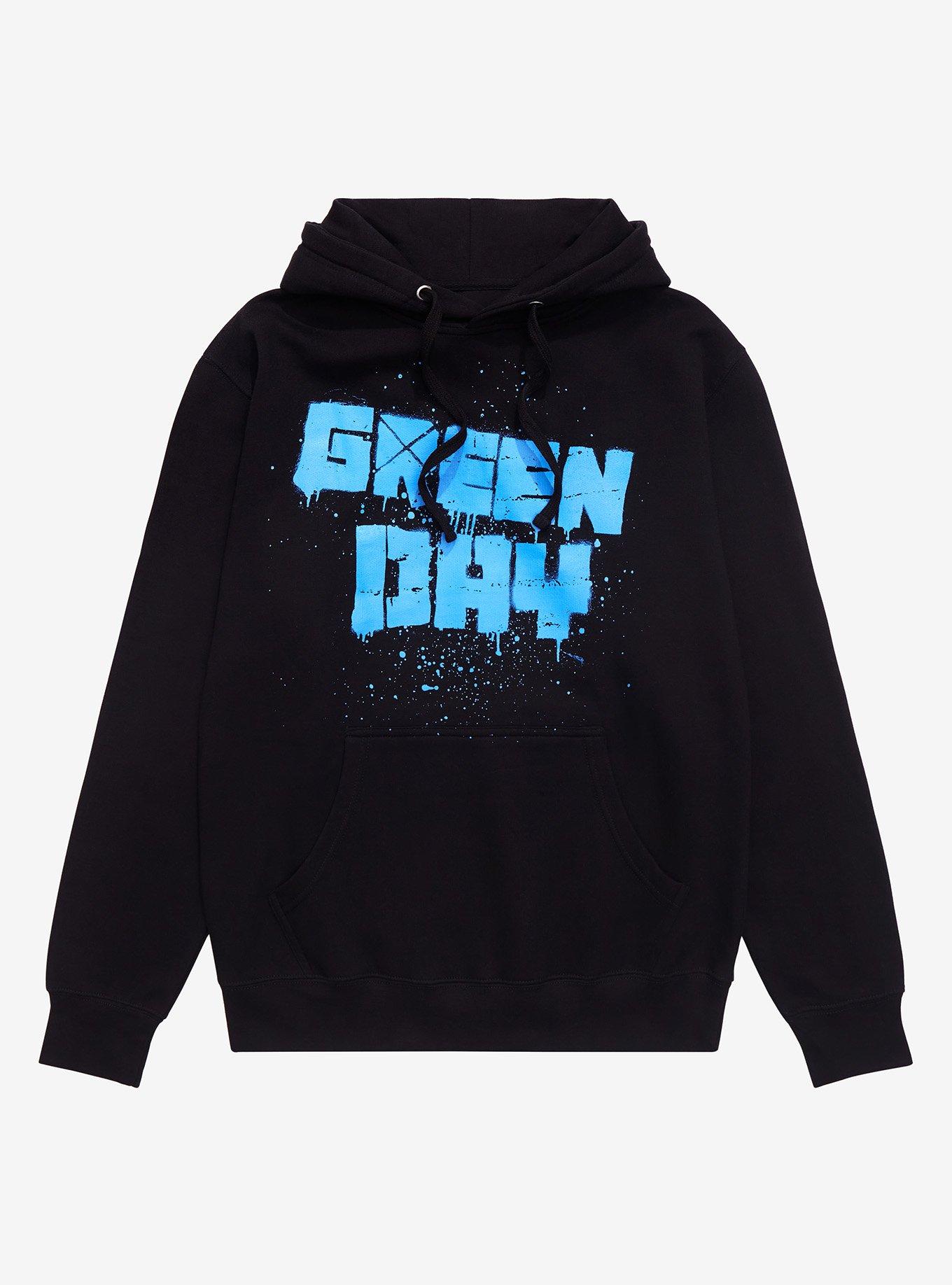 Green Day Graffiti Hoodie, BLACK, hi-res