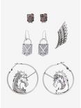 Attack on Titan Eldian Military Crests Earring Set - BoxLunch Exclusive, , hi-res