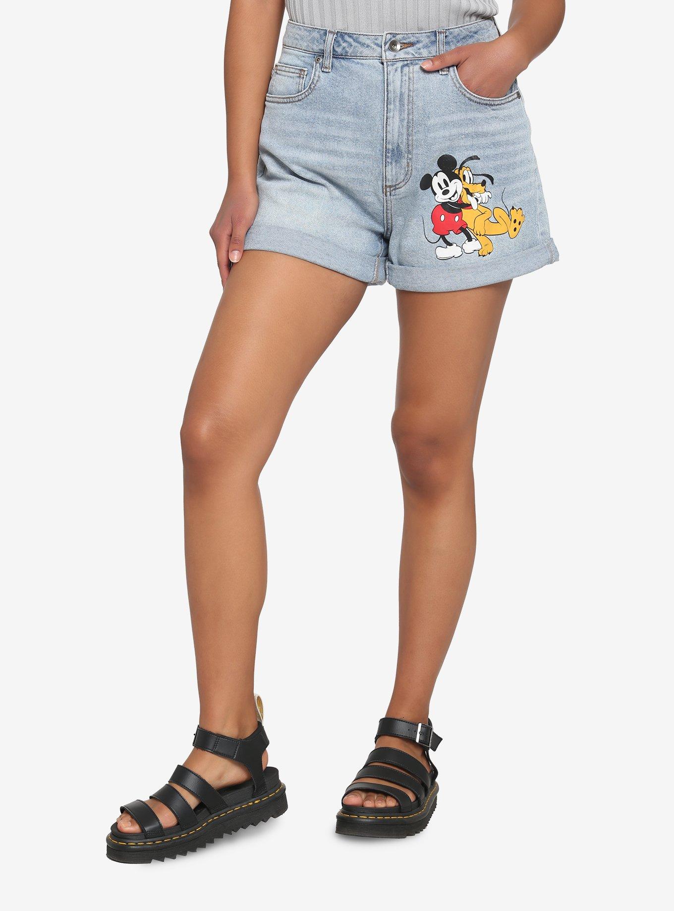 Mickey store shorts womens