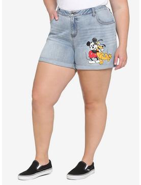 Disney Mickey Mouse & Pluto Mom Shorts Plus Size, , hi-res