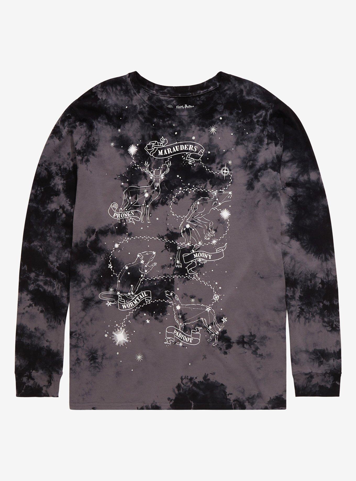 Harry Potter Marauders Constellation Tie-Dye Crewneck - BoxLunch Exclusive, TIE DYE, hi-res