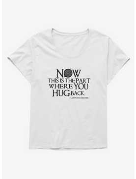 Supernatural Sam Winchester Hug Back Girls T-Shirt Plus Size, , hi-res