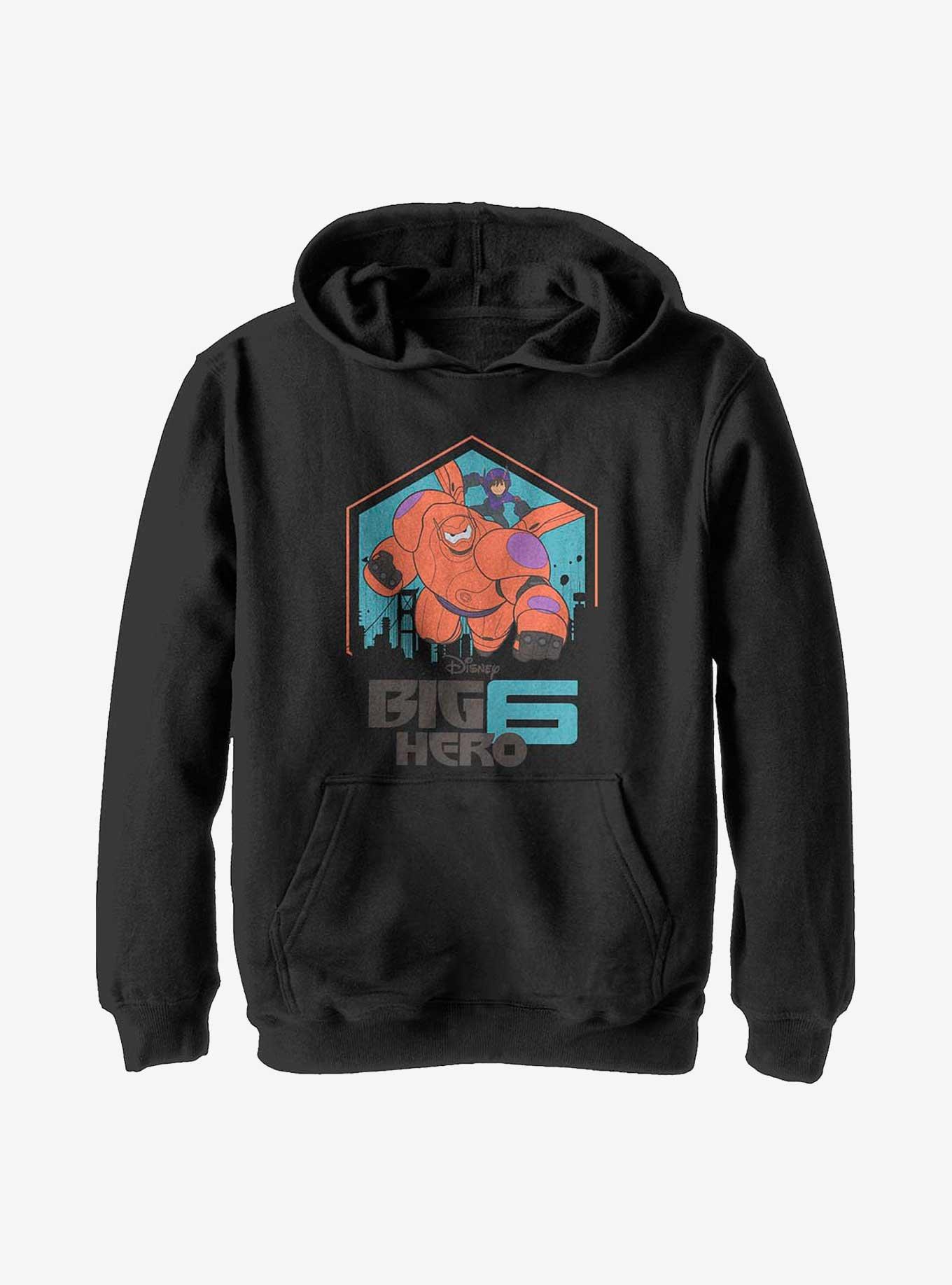 Disney Big Hero 6 Flight Youth Hoodie, BLACK, hi-res