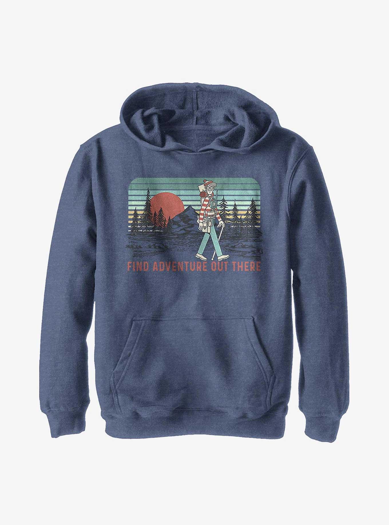 Where?s Waldo Waldo's Adventure Youth Hoodie, , hi-res