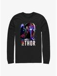 Marvel What If...? Watcher Party Thor Long-Sleeve T-Shirt, BLACK, hi-res