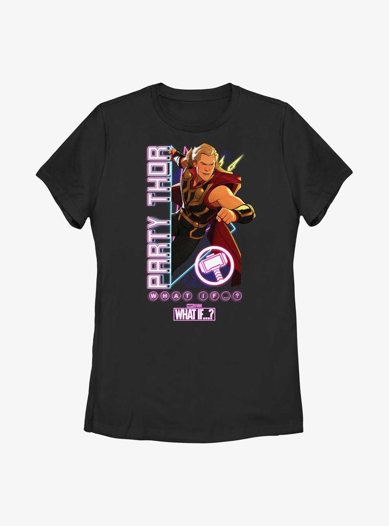 Marvel What If...? Party TIme Thor Womens T-Shirt, , hi-res