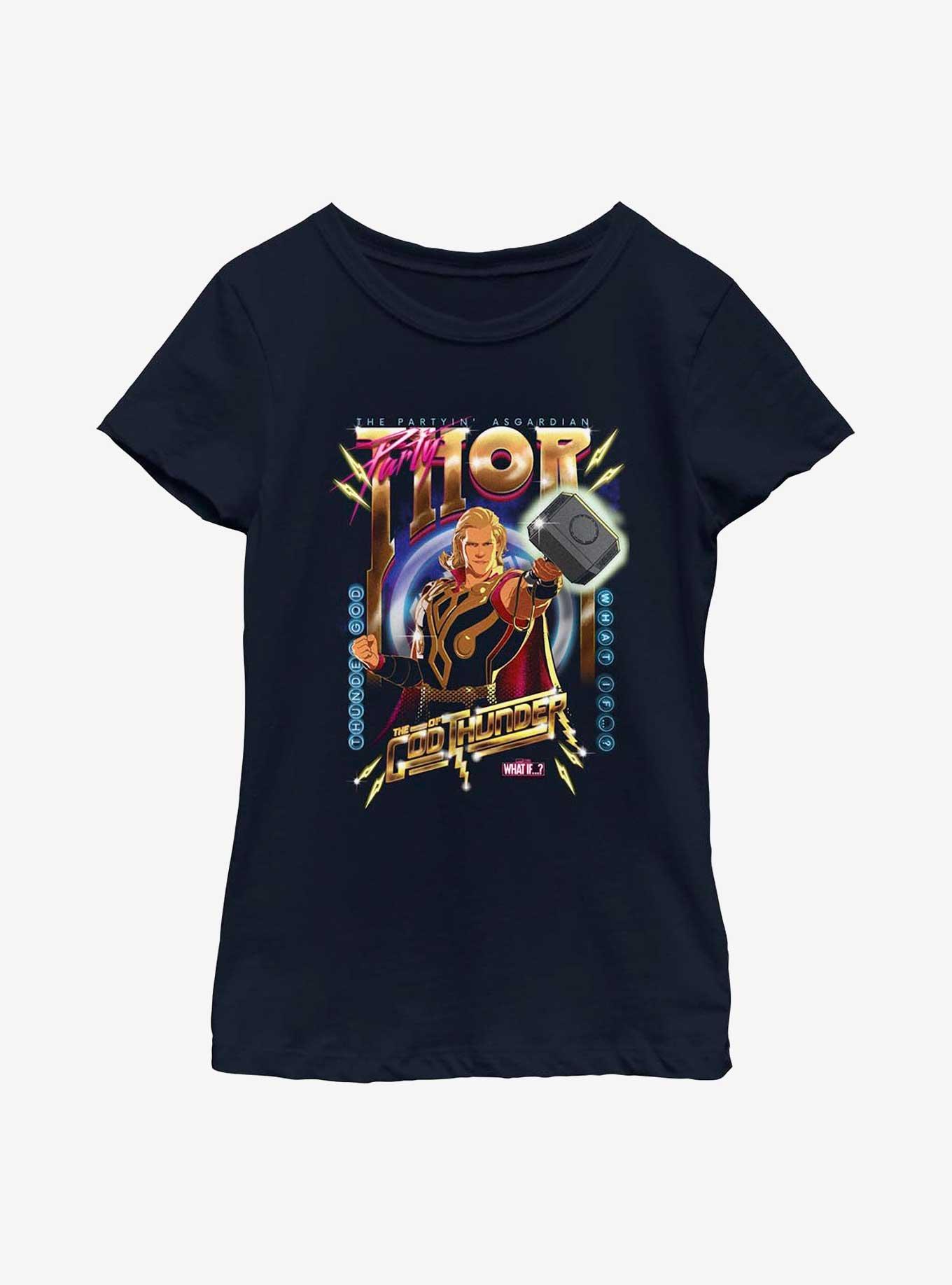 Marvel What If...? Party In Asgardian Youth Girls T-Shirt, , hi-res