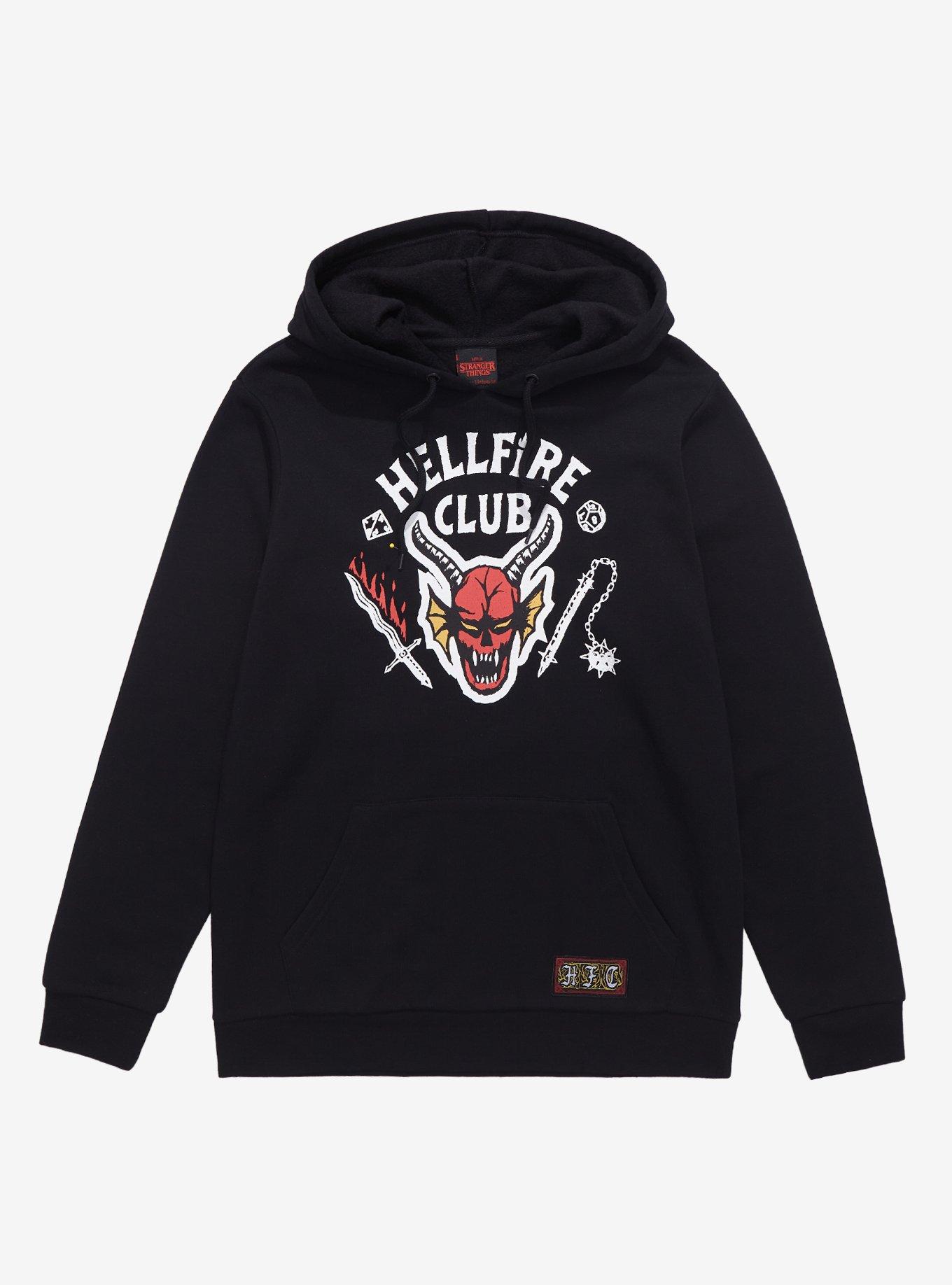 Stranger Things - Hellfire Club Girls Hoodie - Shirtstore