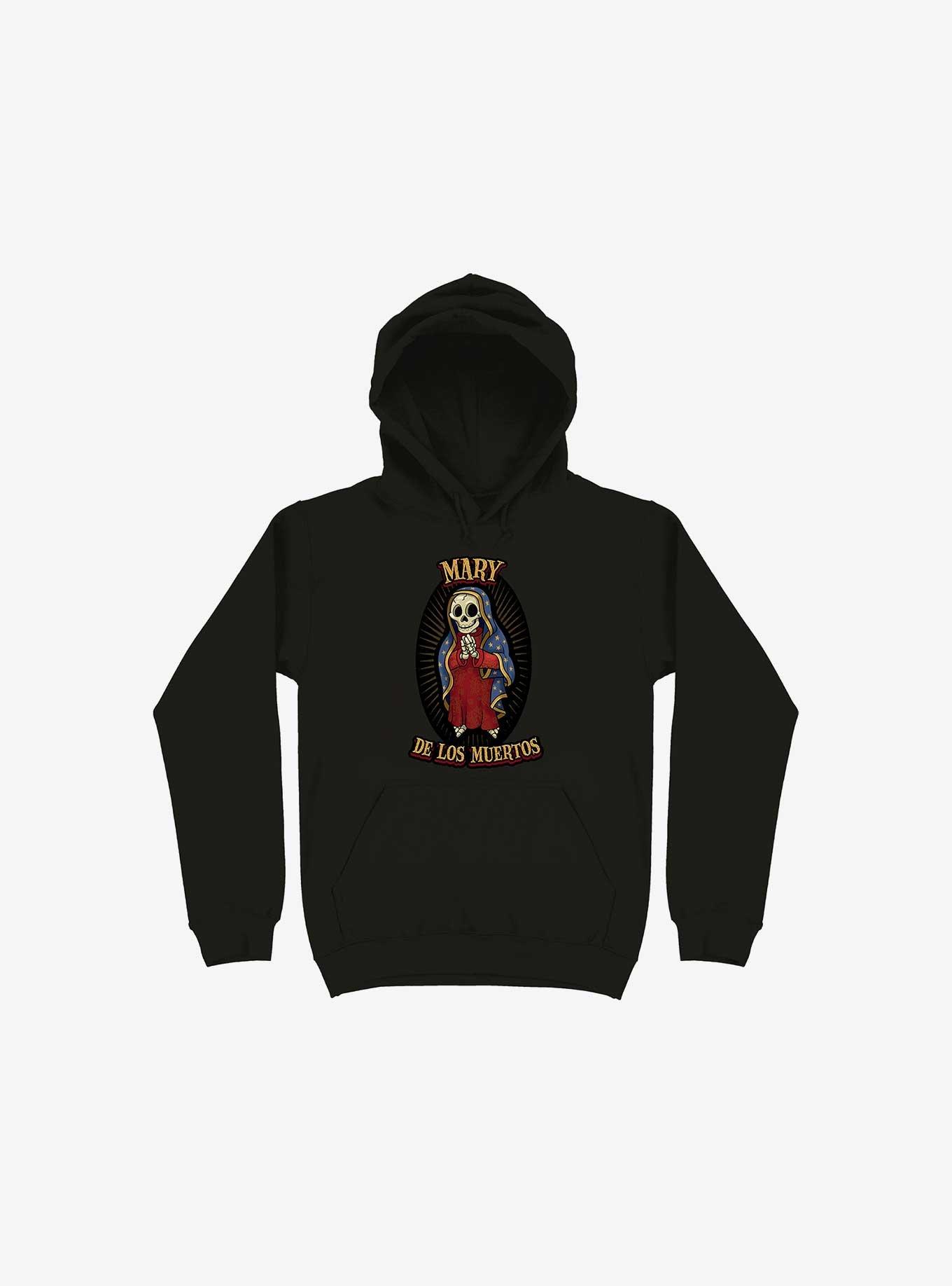 Mary De Los Muertos Black Hoodie, , hi-res